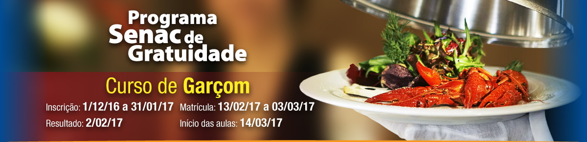 Slider Curso de Garçom PSG