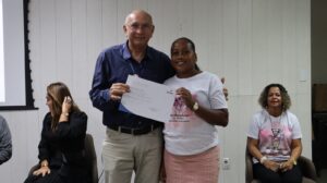 Mulheres em situação de vulnerabilidade de Laranjeiras recebem certificação do Senac 10 Certificados TJ mussuca 5