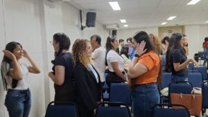 Jovens dos cursos de aprendizagem são recepcionados no Senac SE 2 Dinamica com jovens