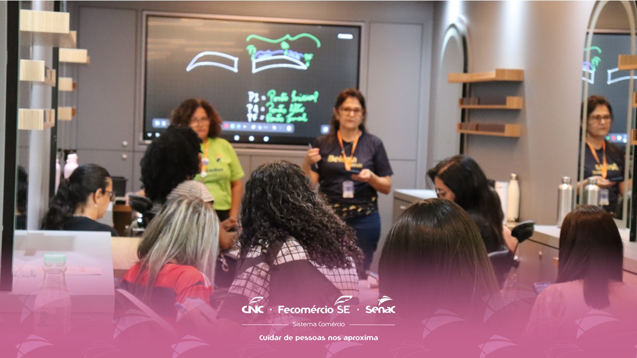 Senac Sergipe promove curso gratuito de beleza durante o Natal das Famílias 