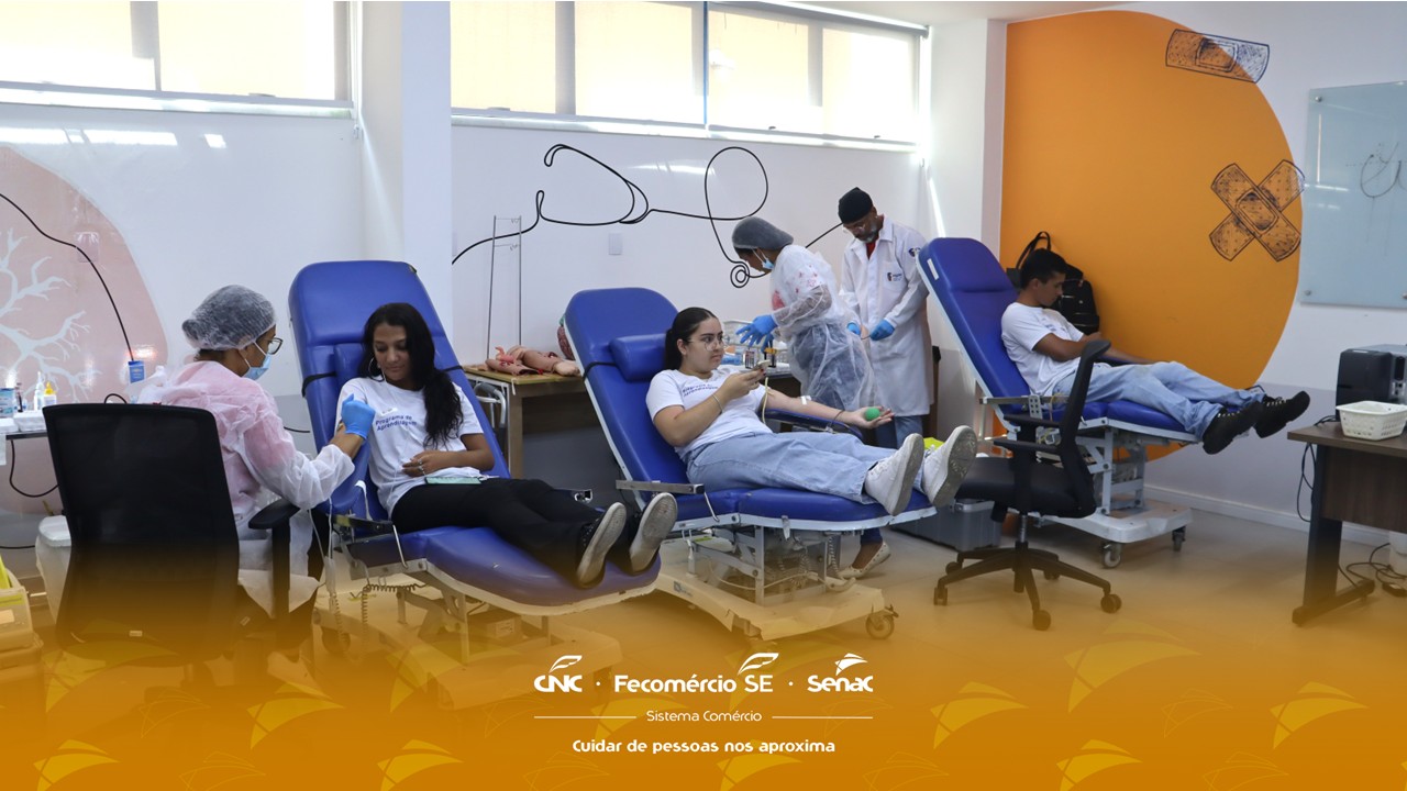 Sustentabilidade 6 Senac Sergipe participa de campanha de doação de sangue