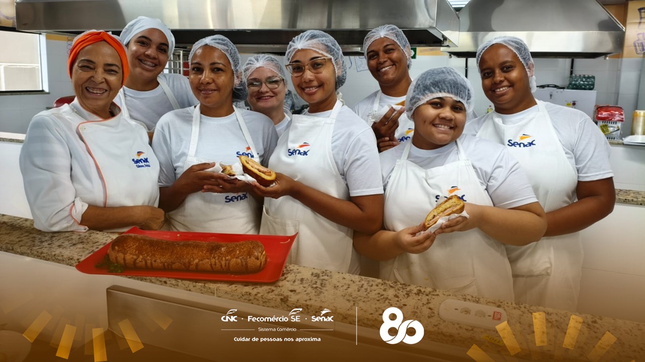Cursos de culinária do Senac Sergipe transformam aprendizado em oportunidade de negócio