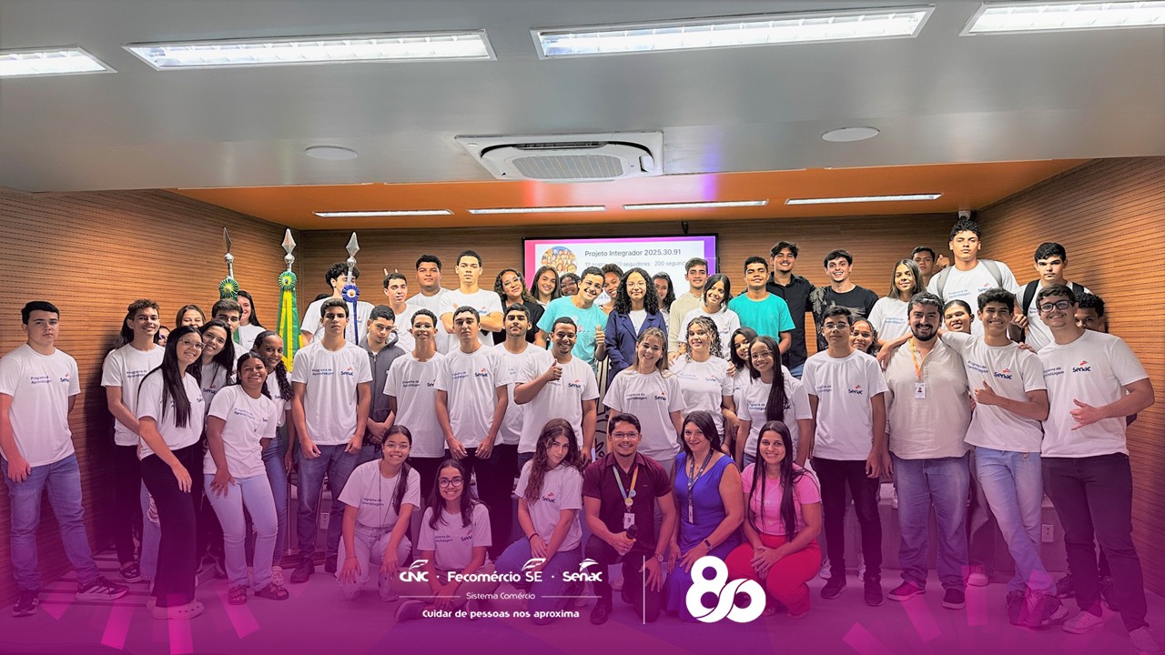 Jovens aprendizes do Senac Itabaiana planejam 50 consultorias para negócios locais 