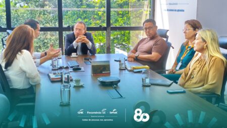 Diretor do Senac SE recebe visita institucional de representantes do Ecossistema Local de Inovação
